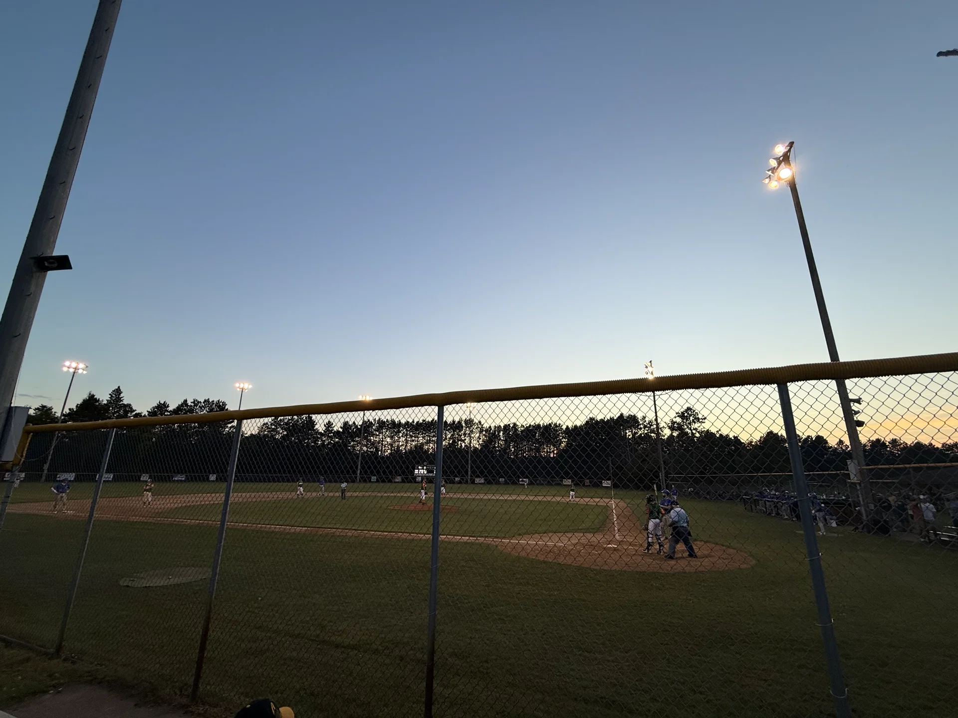 Baseball field in Hayward, Wisconsin — Northwoods Dugout